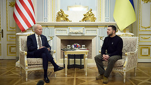 Joe Bidenas lankėsi Kyjive