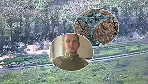 Ukrainiečiai rusus puola dronais
