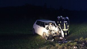 Avarijos metu nukentėjo trys žmonės
