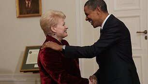 D.Grybauskaitė ir B.Obama
