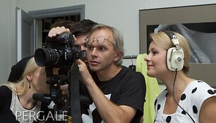 Fotosesijos akimirka