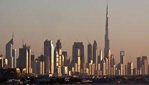 &bdquo;Burj Khalifa&ldquo; &ndash; &scaron;iuo metu auk&scaron;čiausias pasaulio pastatas &ndash; pabaigtas 2010 metais. 
