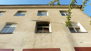 Vandalų niokojami pastatai Vilniuje