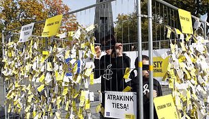 „Amnesty International“ akcija Vilniuje