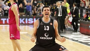 Triumfuojantis Bilbao klubo krep&scaron;ininkas Marko Baničius