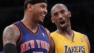Carmelo Anthony ir Kobe Bryantas