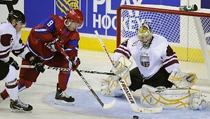Latvijos ir Rusijos U-20 rinktinių mačas