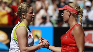 Kim Clijsters ir Caroline Wozniacki