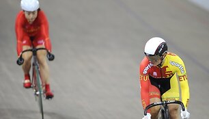Guo Shuang ir Simona Krupeckaitė (de&scaron;inėje)