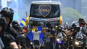 Prie&scaron; &bdquo;The Copa Libertadores&ldquo; rungtynes tarp &bdquo;River Plate&ldquo; ir &bdquo;Boca Juniors&ldquo;