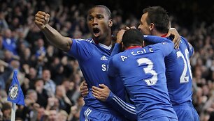 JohnasTerry, Ashley Cole'as ir Didier Drogba