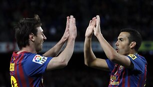 Lionelis Messi ir Pedro Rodriguezas