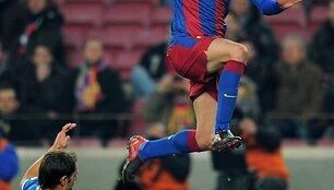 &bdquo;Barcelona&ldquo; &ndash; &bdquo;Almeria&ldquo; rungtynių akimirka