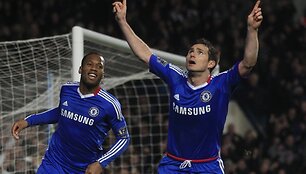 Didier Drogba ir Frankas Lampardas