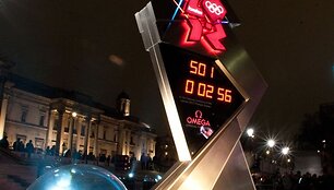 Laikrodis Trafalgaro aik&scaron;tėje skaičiuos laiką, likusį iki Londono olimpinių žaidynių