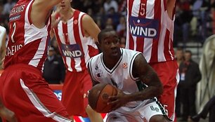 &bdquo;Olympiacos&ldquo; &ndash; &bdquo;Montepaschi&ldquo; rungtynių akimirka