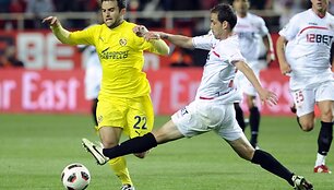 &bdquo;Sevilla&ldquo; &ndash; &bdquo;Villarreal&ldquo; rungtynių akimirka