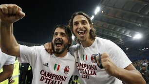 Gennaro Gattuso ir Zlatanas Ibrahimovičius