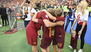 &bdquo;Roma&ldquo; atsisveikino su karjerą baigusiu F.Totti