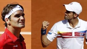 Rogeris Federeris ir Novakas Džokovičius