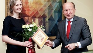 Viktorija Čmilytė ir Andrius Kubilius