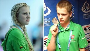 Rūta Meilutytė ir Danas Rap&scaron;ys
