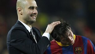 Pepas Guardiola ir Lionelis Messi