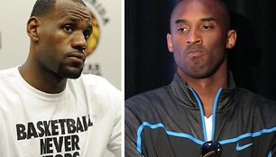 LeBronas Jamesas ir Kobe Bryantas