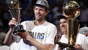 Dirkas Nowitzkis ir Jasonas Kidas