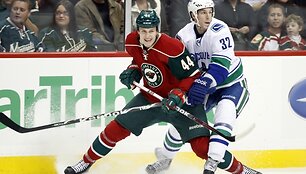 NHL rungtynių akimirka