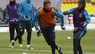 Madrido &bdquo;Real&ldquo; treniruotė Maskvoje