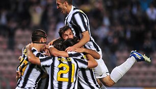 Turino &bdquo;Juventus&ldquo; futbolininkų džiaugsmas