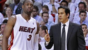 Dwyane'a Wade'as ir Erikas Spoelstra