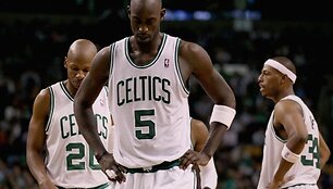 Ray Allenas, Kevinas Garnettas ir Paulas Pierce'as