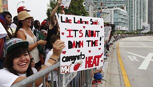 &bdquo;Heat&ldquo; krep&scaron;ininkai pasveikinti Majamyje