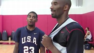 Kyrie Irvingas ir Kobe Bryantas