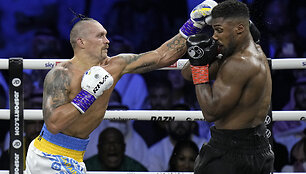 Oleksandras Usykas prie&scaron; Anthony Joshua