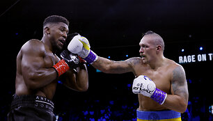 Oleksandras Usykas prie&scaron; Anthony Joshua