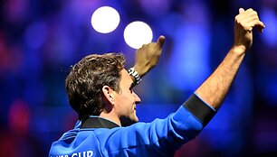 R.Federerio atsisveikinimas su tenisu