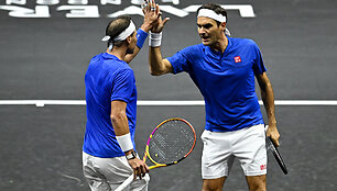 R.Federerio atsisveikinimas su tenisu