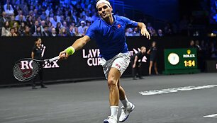 R.Federerio atsisveikinimas su tenisu