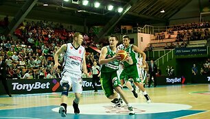 &bdquo;Žalgirio&ldquo; ir &bdquo;Juventus&ldquo; rungtynių akimirka