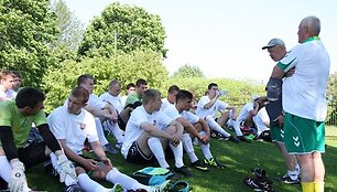 U-21 rinktinės treniruotė