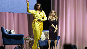 Michelle Obama ir Sarah Jessica Parker