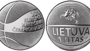 Krep&scaron;iniui skirta 1 lito moneta laimėjo gražiausios apyvartinės monetos apdovanojimą