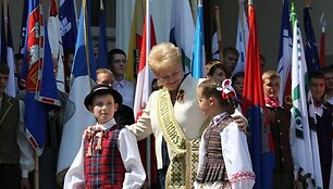 Prezidentė Anyk&scaron;čiuose