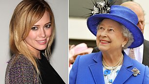 Hilary Duff ir Elizabeth II