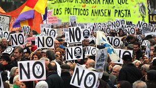 Madrido gydytojai protestuoja prie&scaron; numatomas reformas