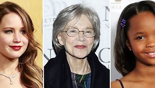 Jessica Chastain, Jennifer Lawrence, Emmanuelle Riva, Quvenzhane Wallis ir Naomi Watts.