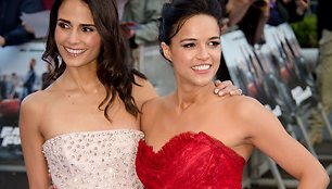 Jordana Brewster ir Michelle Rodriguez